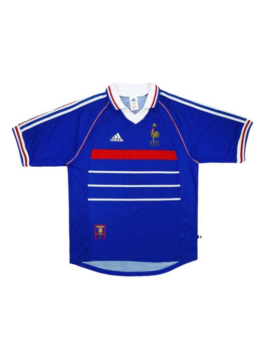 MAILLOT FRANCE DOMICILE COUPE DU MONDE 1998